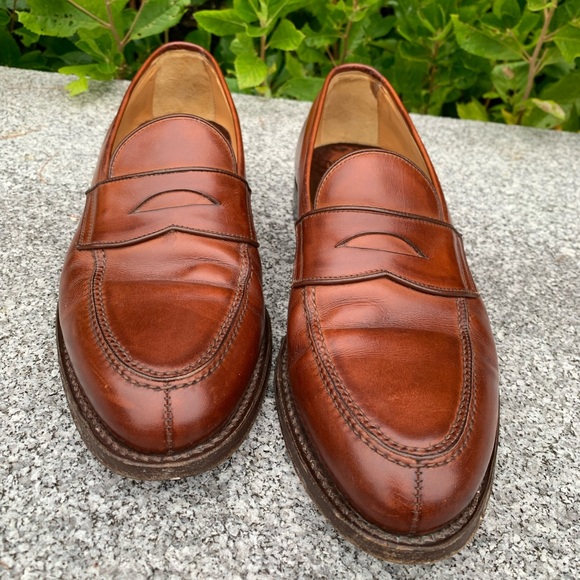 TO BOOT NEW YORK ADAM DERRICK RICH BROWN LEATHER PENNY LOAFER, ITALY, 10 - Picture 11 of 16